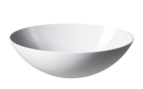 Krenit melamine bowl white